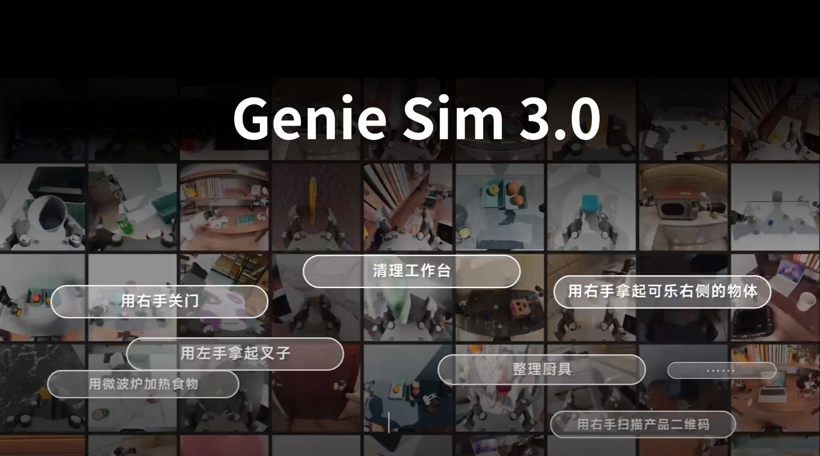  今年会官方在CES发布业内首个大语言模型驱动的开源仿真平台 Genie Sim 3....